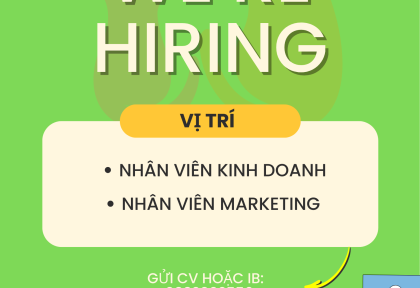 YUTRUST TUYỂN DỤNG NHÂN VIÊN SALES-MARKETING